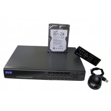 DVR 8 Canais Super Speed Real Time H264 c/ HD 1TB